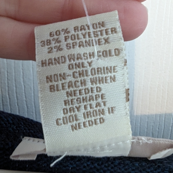 NWT | LOFT | Striped Hooded Sweater | Blue | S - Picture 7 of 7